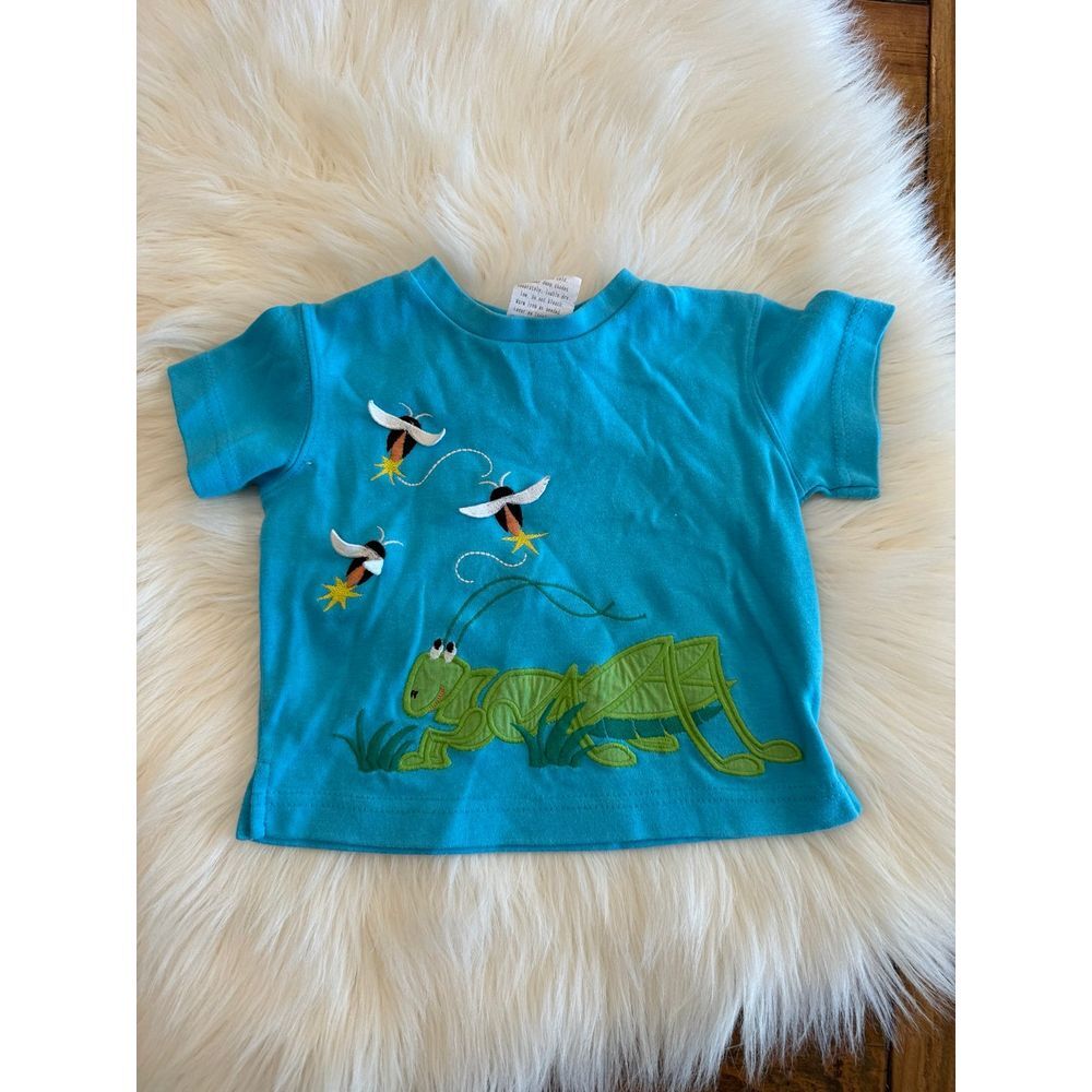 Wally and Willie 12m grasshopper appliqued top‎